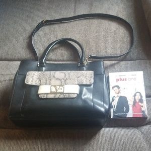 NWT Diana Von Furstonburg black tote